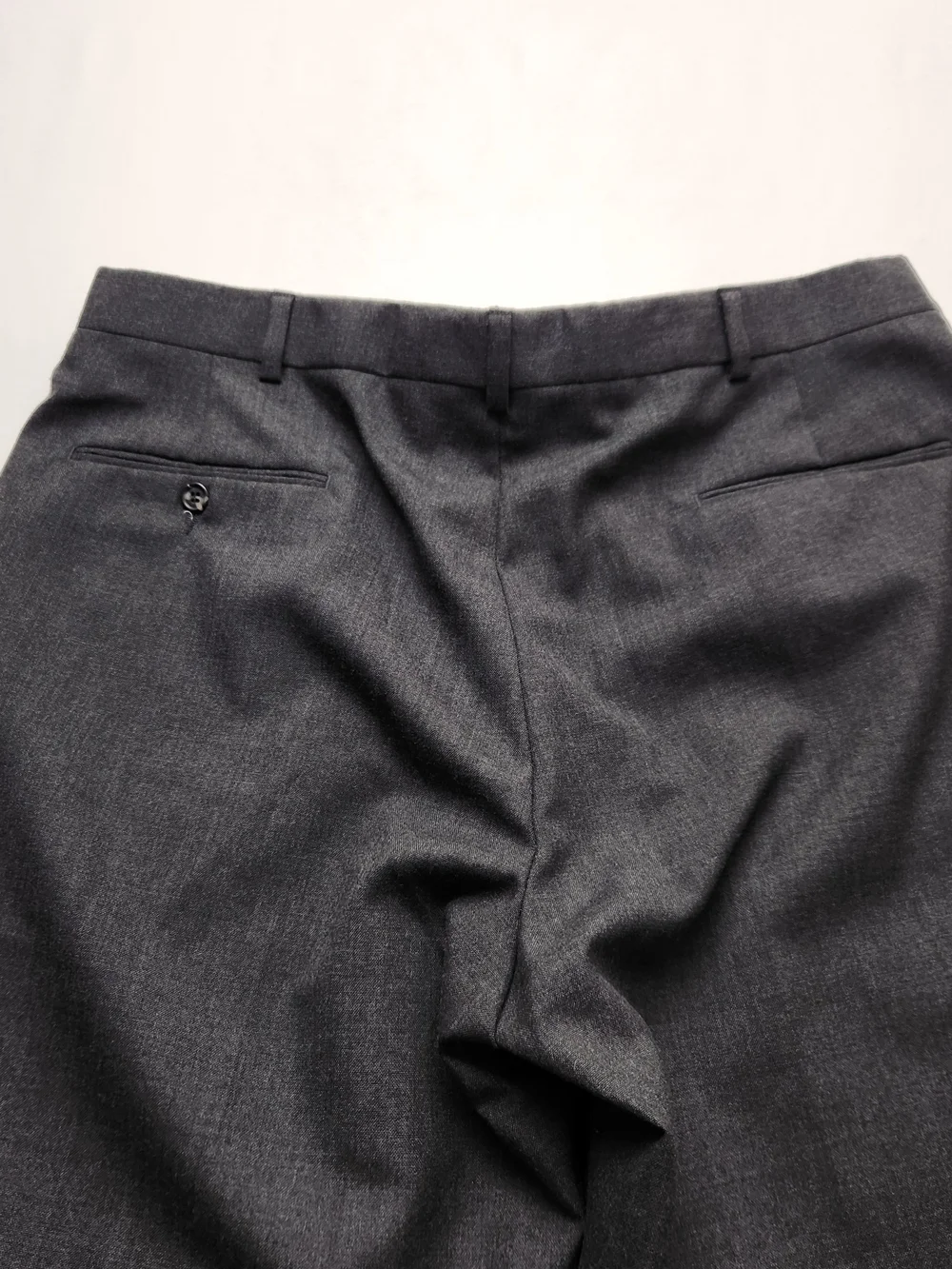 ⭐️Vintage Barrington Mens Grey Wool Blend Tailored Slacks 36x30 Suit Pants Work